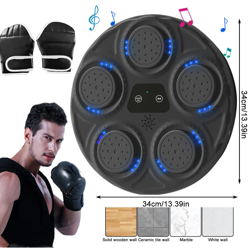 Music Boxing Machine Boxing Training Punching Equipment Link Smart Boxing Game for Kids Adults Home Exercise Boxing Equipment